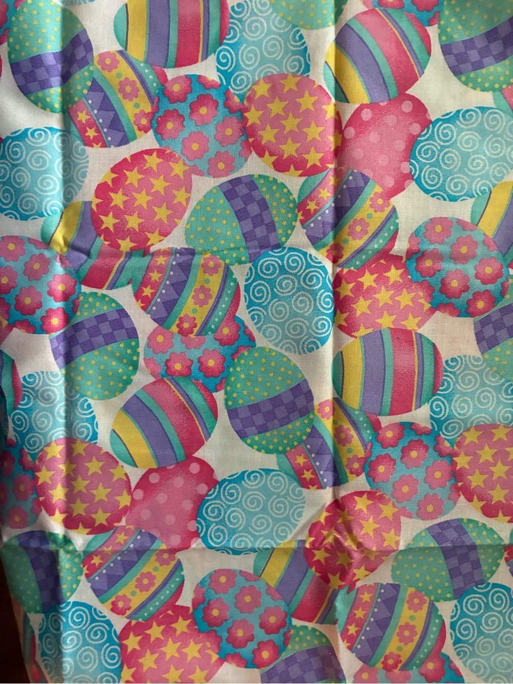 Pastel Easter Egg Fabric - Quilting Cotton 🐣🐣🐣